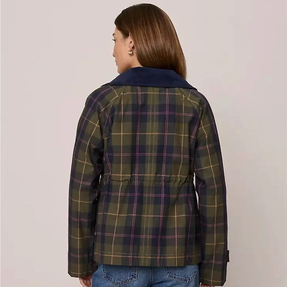 Ann Taylor Weekend Collection Plaid Collared Jacket - Picture 2 of 6